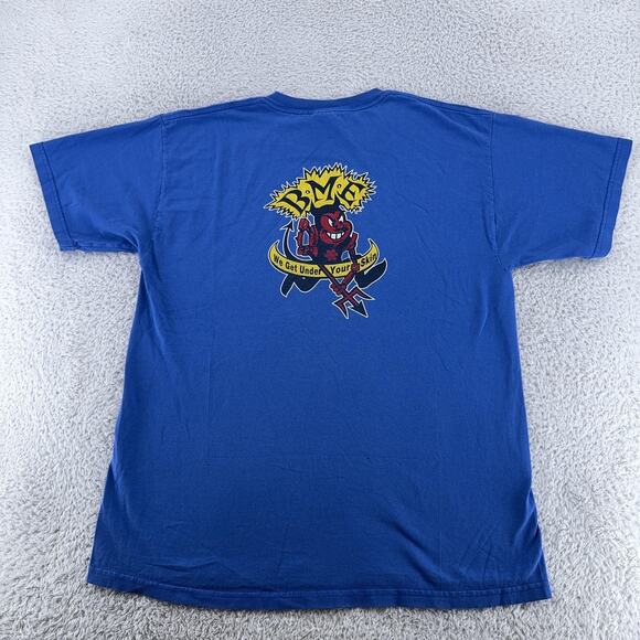 Case Western Reserve Shirt Mens Large Blue Biomedical Engineering BME Devil Tee - Picture 2 of 9